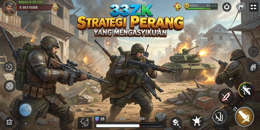 Tampilan menarik dari pertempuran strategis dalam 33ZK.