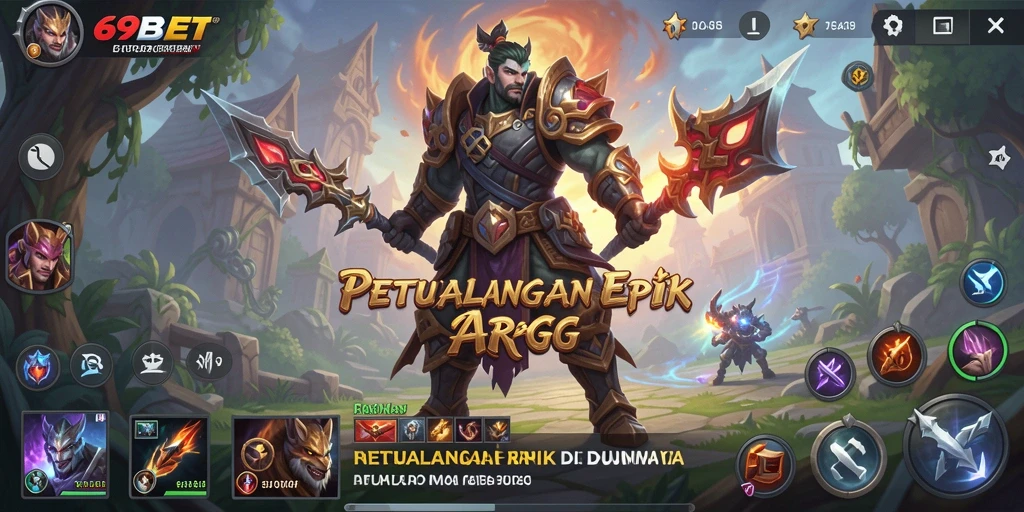 Tangkapan layar utama 69BET yang menunjukkan aksi gameplay ARPG yang mendebarkan.
