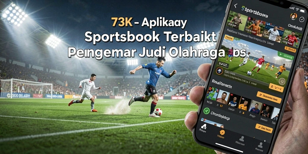 Tampilan gameplay <strong>73K</strong> yang menarik dengan banyak pilihan taruhan olahraga.