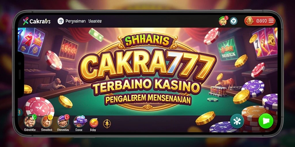 Tampilan gameplay Kasino yang mendebarkan dan bersahabat.
