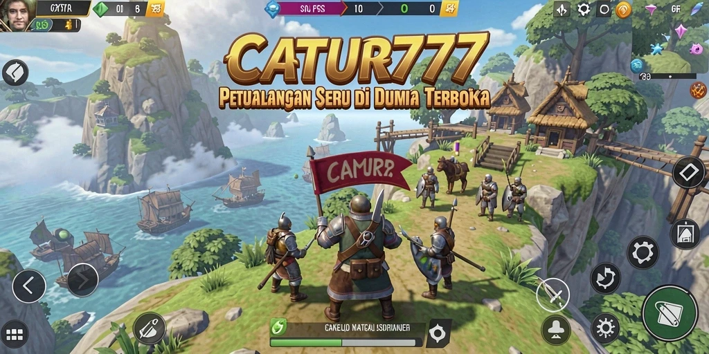Tampilan screenshot gameplay CATUR777 dalam dunia terbuka yang menakjubkan.