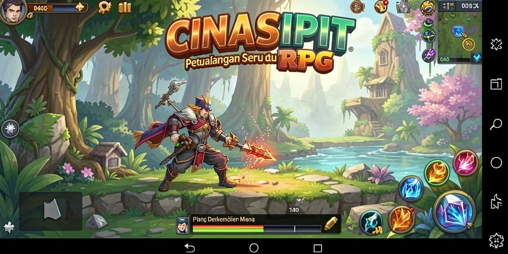 Gameplay seru dengan dunia RPG yang menarik.