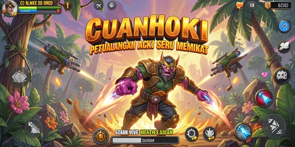 Gameplay seru CUANHOKI dengan aksi penuh tantangan.