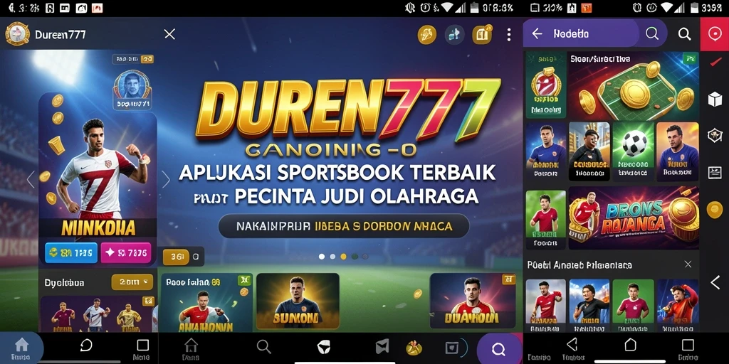 Tampilan gameplay taruhan olahraga yang menarik di DUREN777.