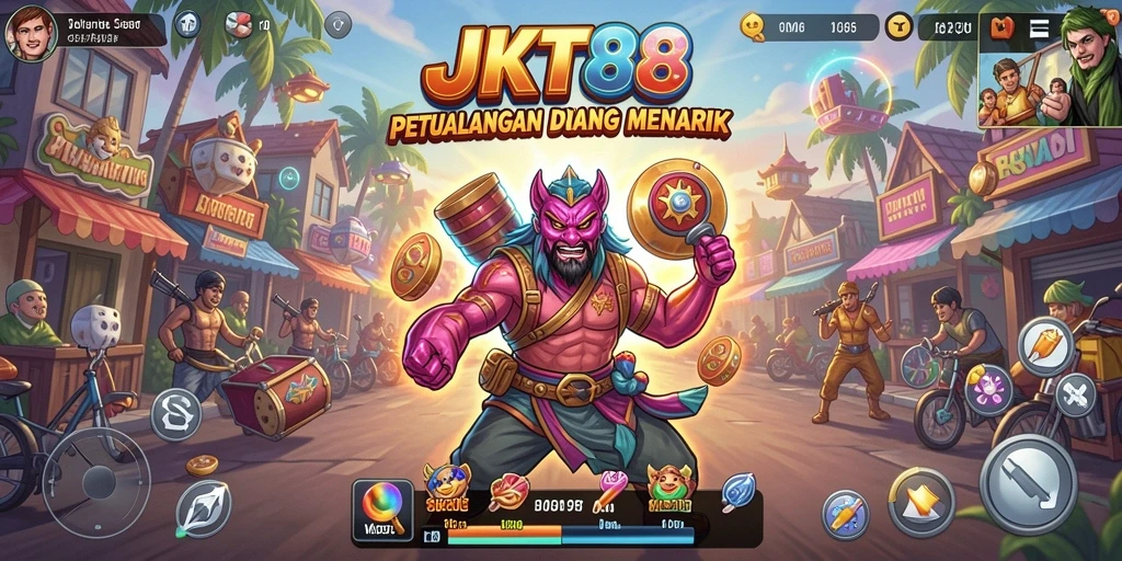 Tampilan gameplay JKT88 dengan petualangan yang seru dan menantang.