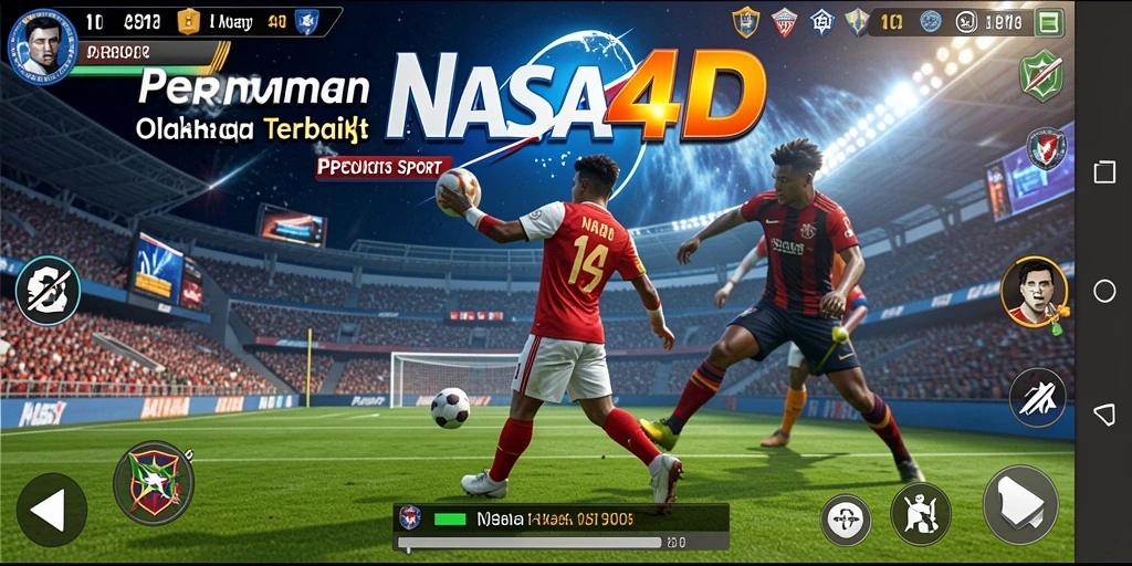 Tampilan gameplay yang seru dan menegangkan di NASA4D.