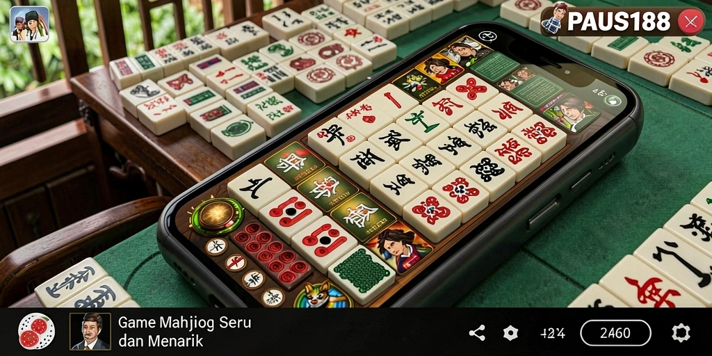 Screenshot gameplay PAUS188 menampilkan tantangan Mahjong yang seru.