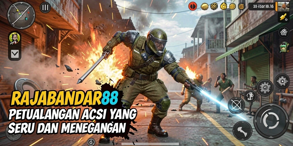 Screenshot gameplay RAJABANDAR88 menampilkan aksi seru dan tantangan mendebarkan.
