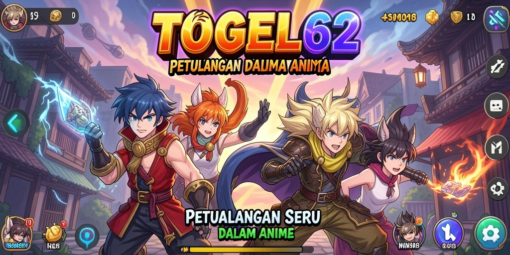 Tampilan gameplay seru yang penuh aksi karakter Anime.