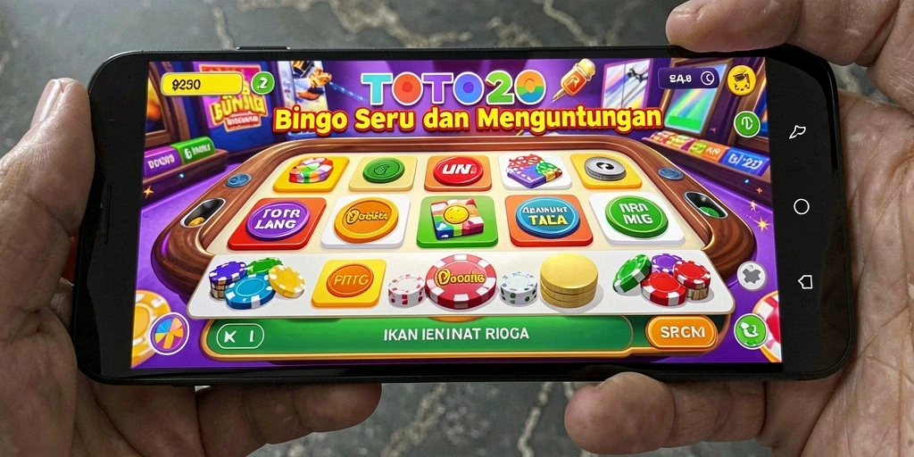 Tampilan permainan Bingo seru di TOTO20 yang penuh warna.