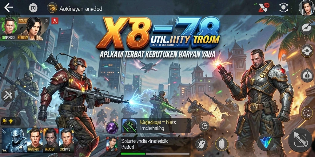 Screenshot X78 menunjukkan antarmuka yang intuitif dan fitur-fitur Utility yang efektif.